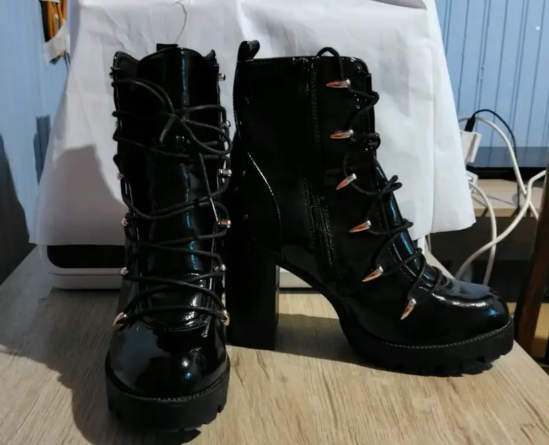 Sandalias de tacón alto negras Pallizio - 2