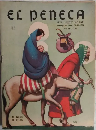 Revista El Peneca edición 1943 colección vintage - miniatura 1