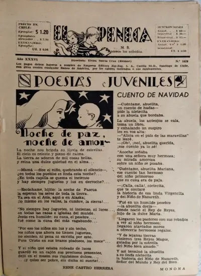 Revista El Peneca edición 1943 colección vintage - miniatura 3