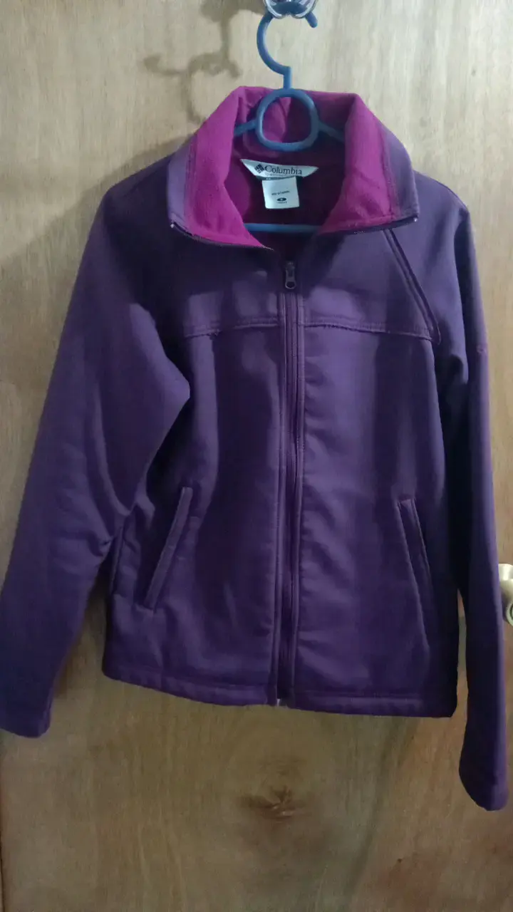 Chaqueta polar morada Columbia para mujer - 1