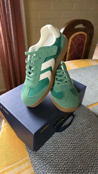 Zapatillas verdes Colloky para niños - miniatura 2