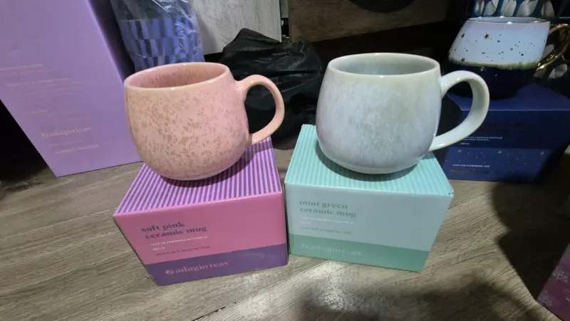 tazas de cerámica efecto stoneware adagio teas - 3