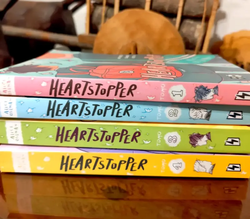 Colección de libros Heartstopper Volúmenes 1-4 - 1