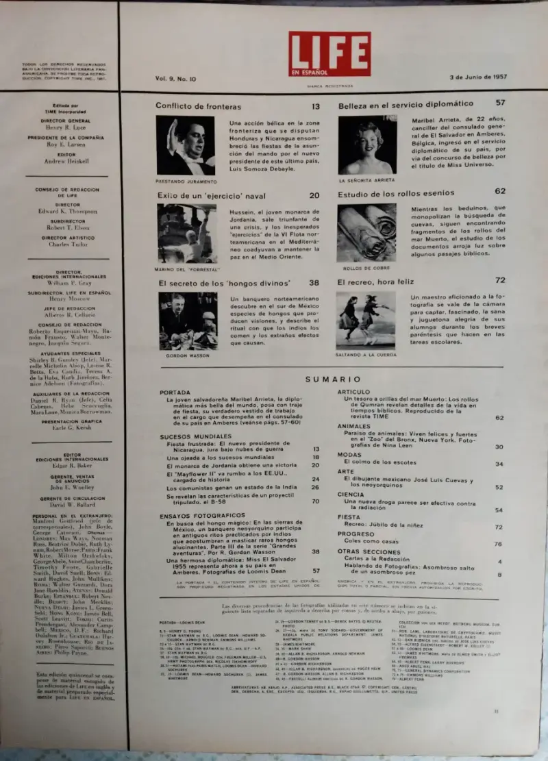 Revista Life en Español Junio 1957 Edición Coleccionista - 2