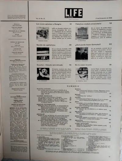 Revista Life en Español Diciembre 1956 - miniatura 2