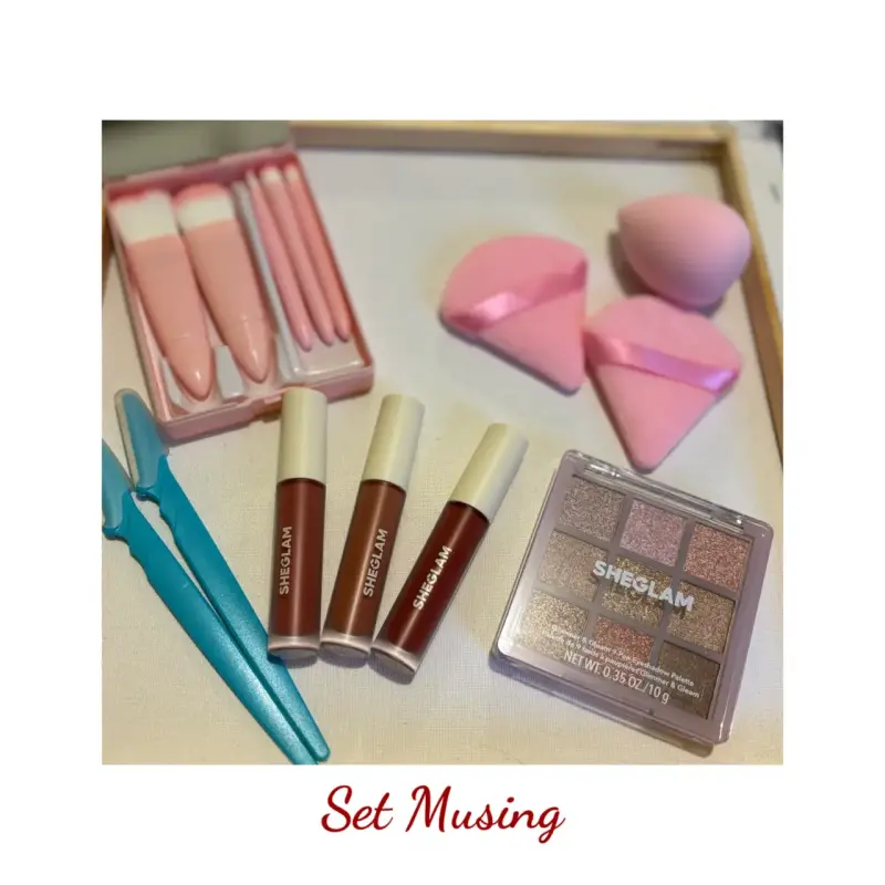 Set de Maquillaje SHEGLAM con Brochas y Esponjas