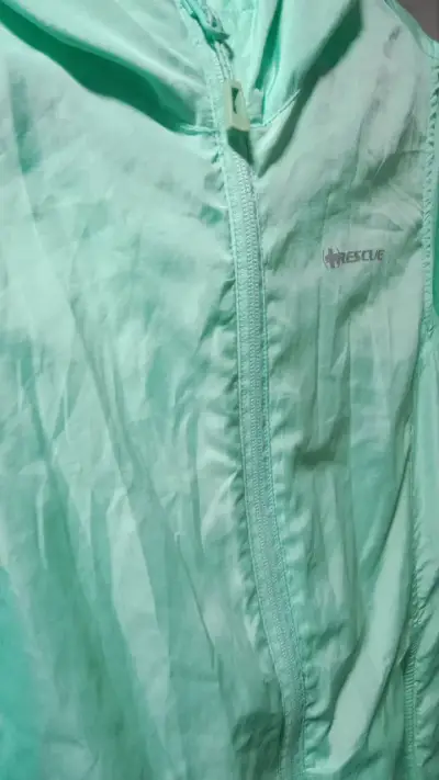 Chaqueta cortaviento verde menta Rescue - miniatura 3