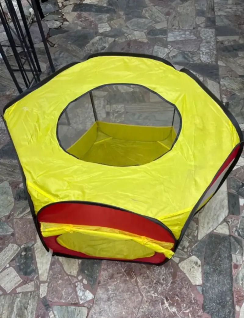 Triciclo infantil con manillar y tienda de juegos - 5