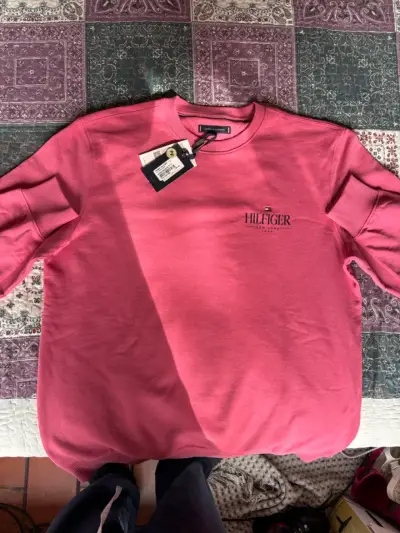 Polerón Tommy Hilfiger rosa para hombre - miniatura 3