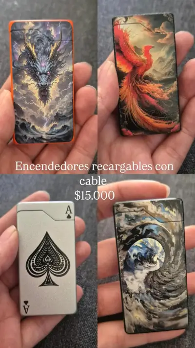 Encendedores recargables con diseño artístico - miniatura 2