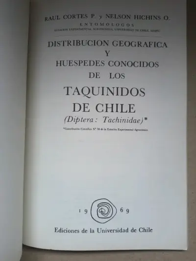 Libro 'Taquinidos de Chile' - miniatura 2