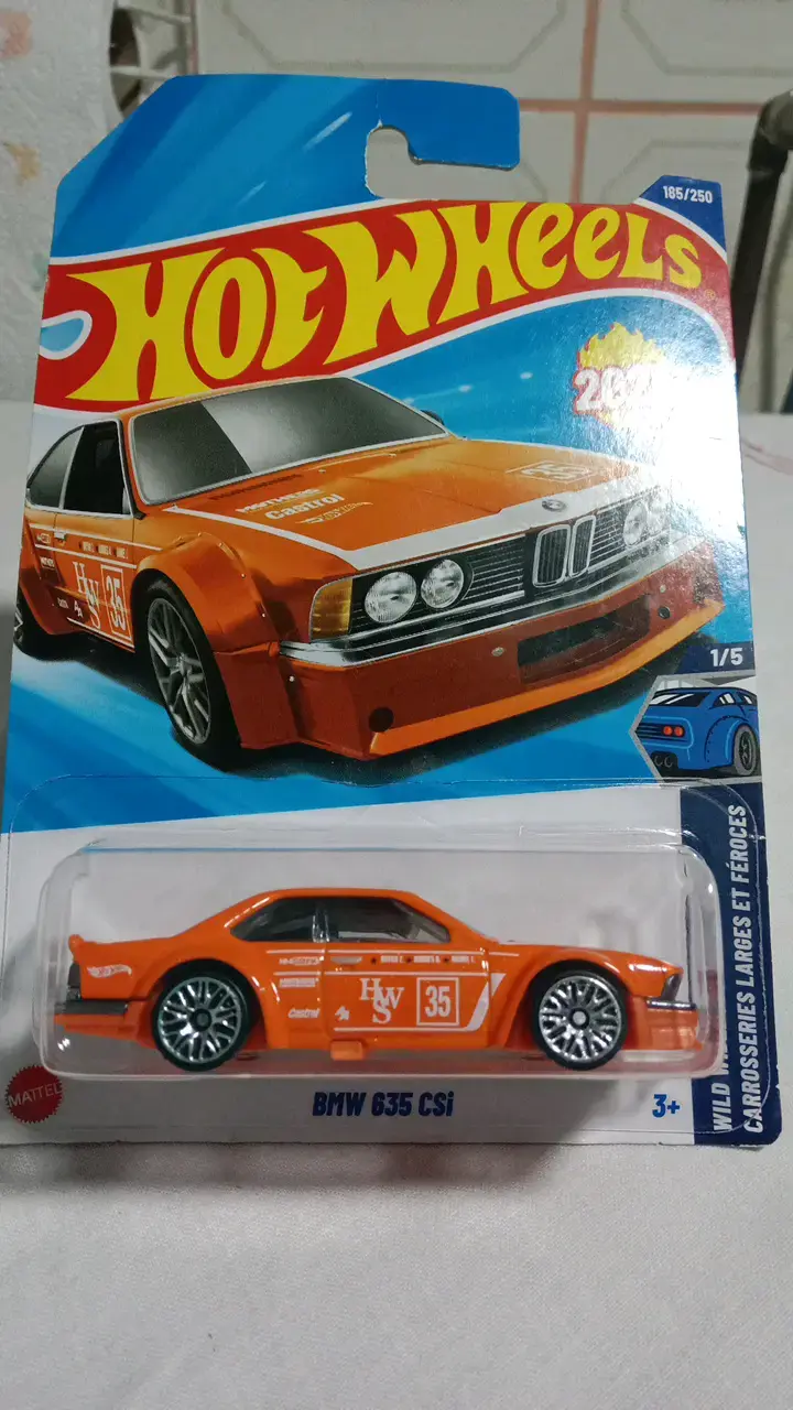 Hot Wheels BMW 635 CSi Naranja