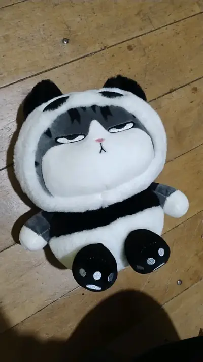 Peluche de gato panda suave y adorable - miniatura 2