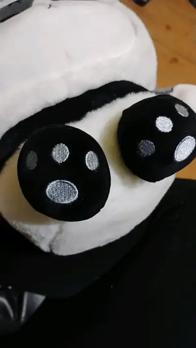 Peluche de gato panda suave y adorable - miniatura 4