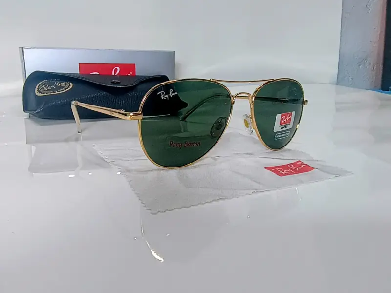 Gafas de sol Ray-Ban Aviator doradas - 1