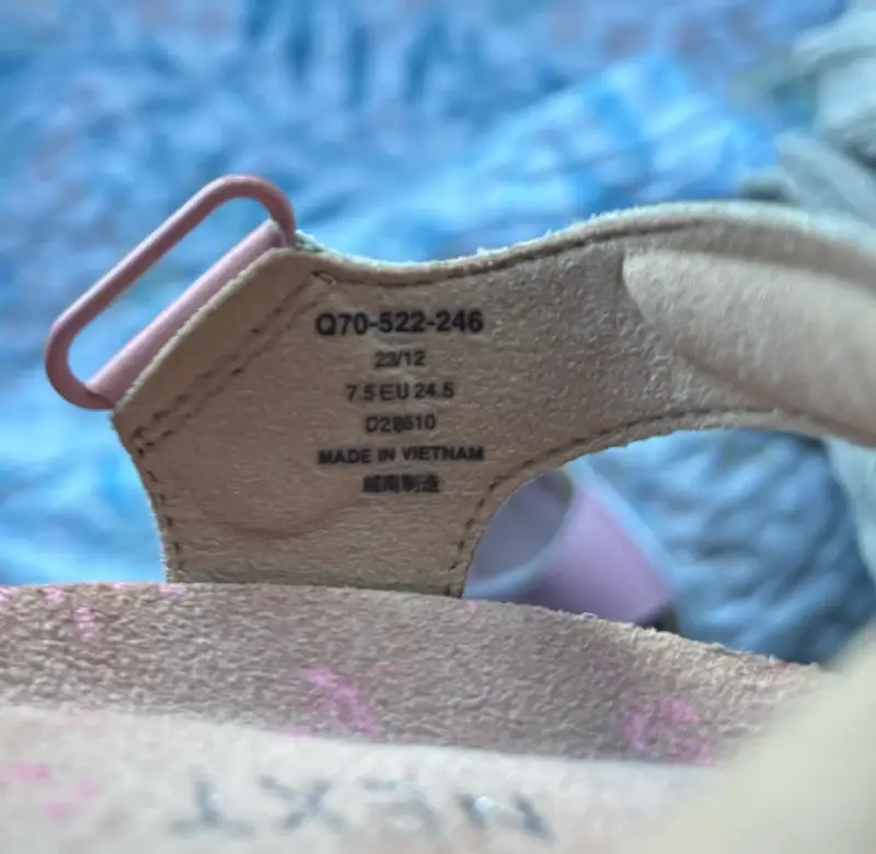 Sandalias rosadas para niña talla 24.5 - 4