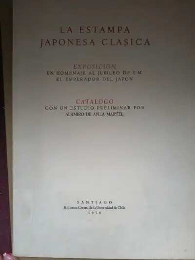 Catálogo La Estampa Japonesa Clásica 1978 - miniatura 1