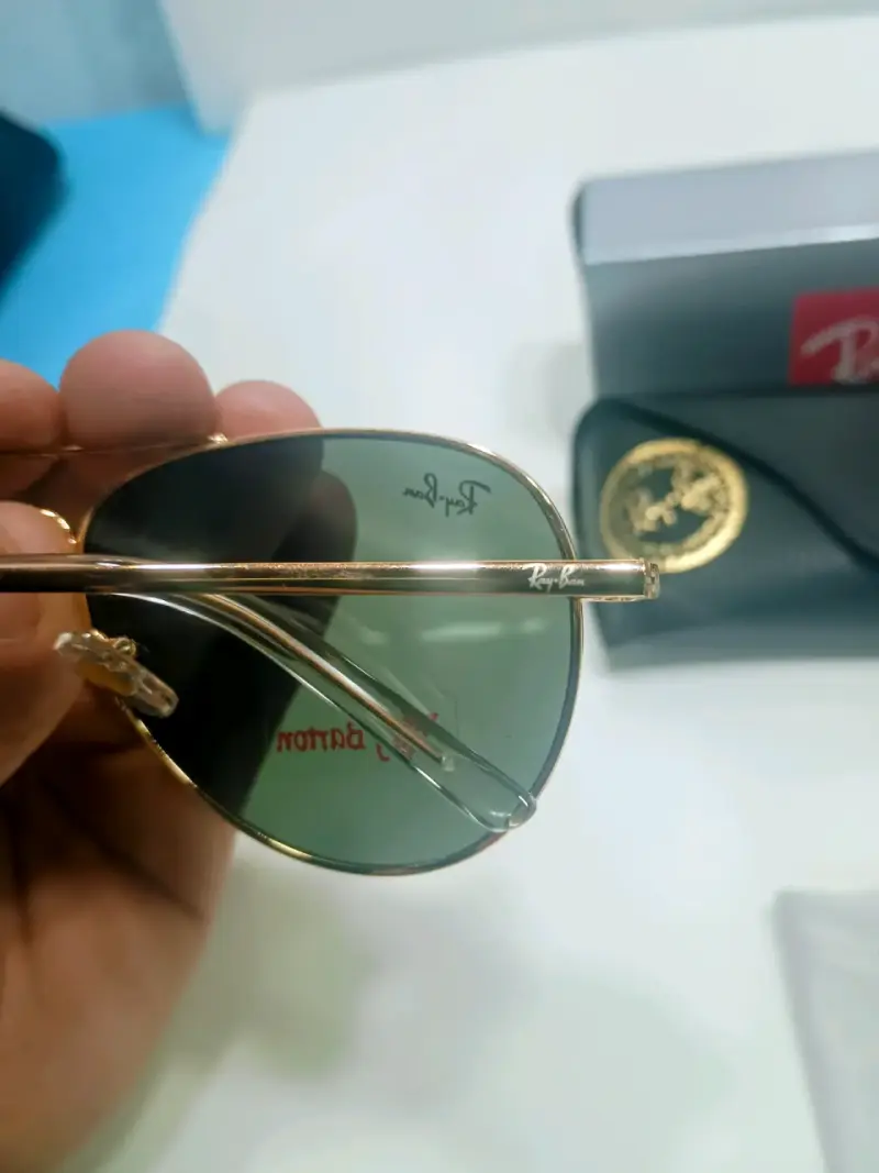 Gafas de sol Ray-Ban Aviator doradas - 3