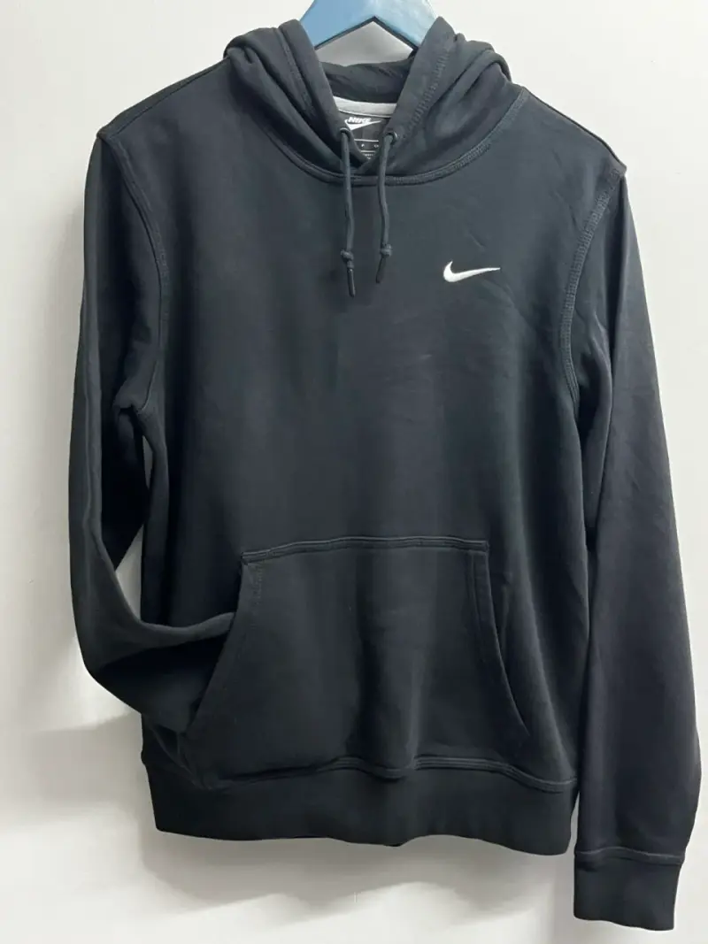 Polerón con capucha negro Nike para hombre - 1