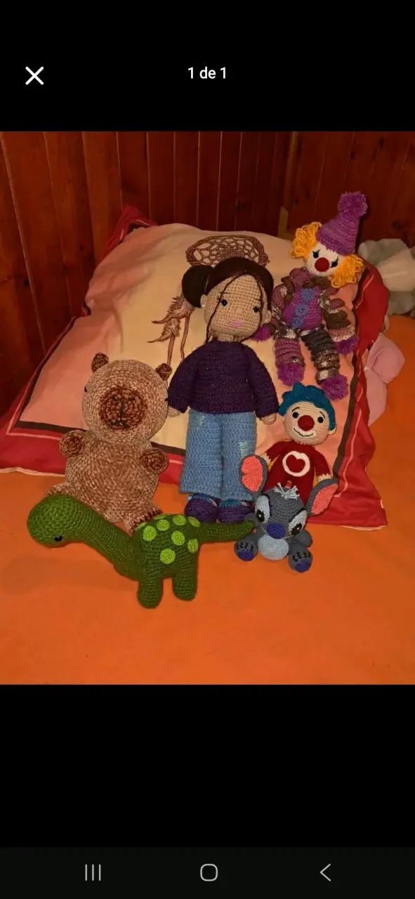Muñecos de crochet hechos a mano