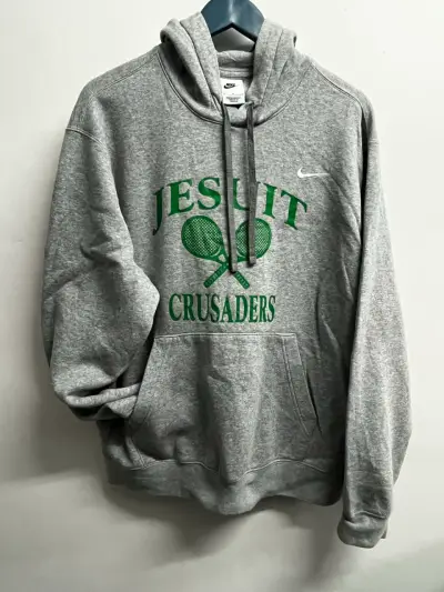 Polerón Nike gris con capucha Jesuit Crusaders - miniatura 1