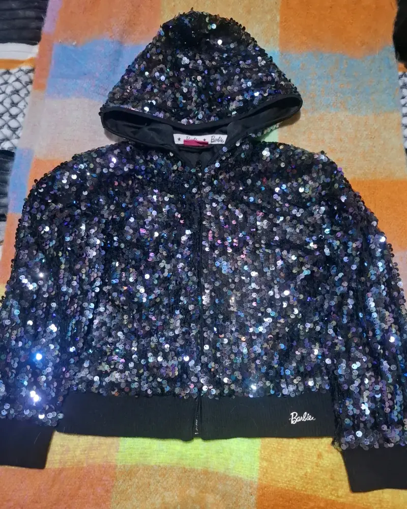 Poleron con lentejuelas Barbie para niña