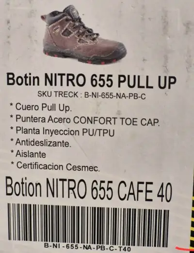 Botas de seguridad industrial Treck marrones - miniatura 3
