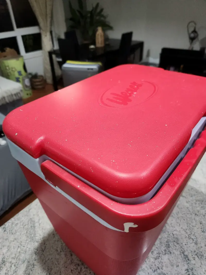 Cooler térmico rojo Wenco Nova 22L - 3