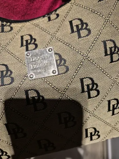 Bolso de hombro Dooney & Bourke beige - miniatura 2