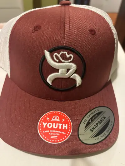 Gorra Snapback Juvenil Bordó y Blanca - miniatura 2