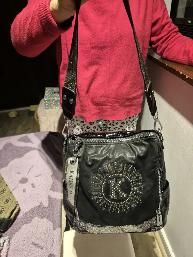 Mochila kaishilan ecocuero negro - 3
