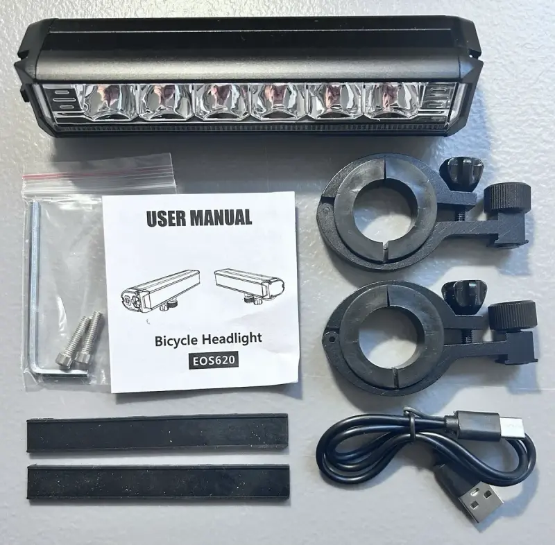 Luz delantera para bicicleta 1400 lumens - 4