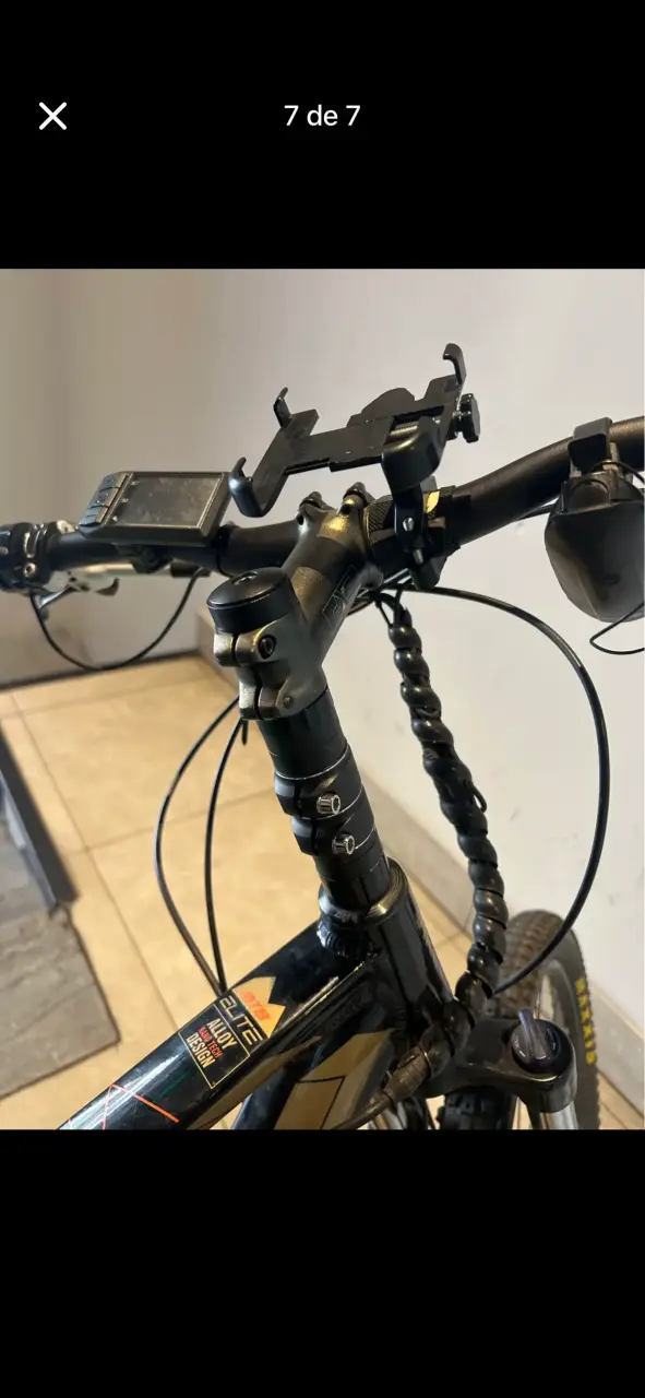 Extensor de Manubrio para Bicicleta Negro - 2