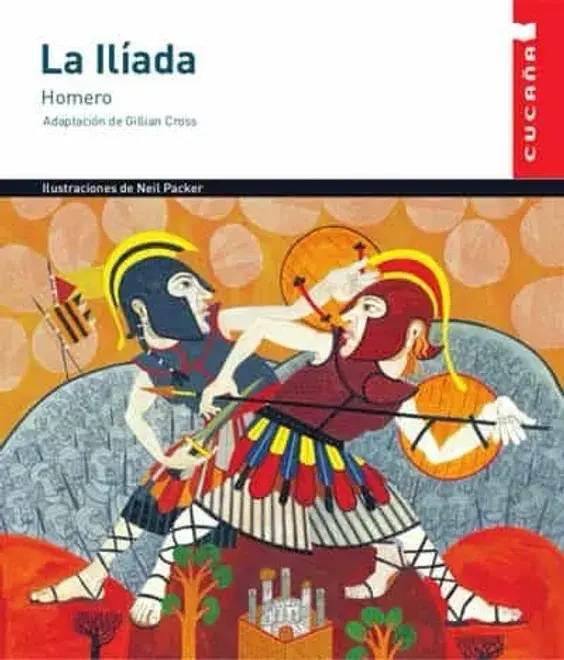Libro La Ilíada de Homero con ilustraciones