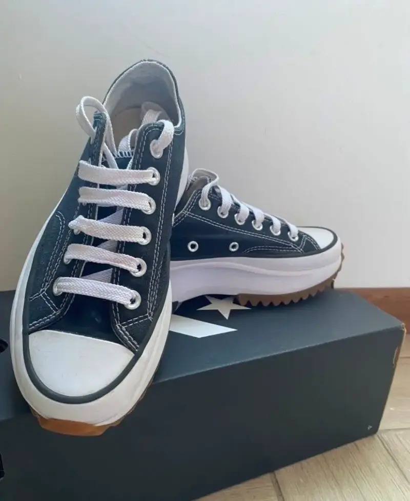 Zapatillas Plataforma Converse Negras - 2