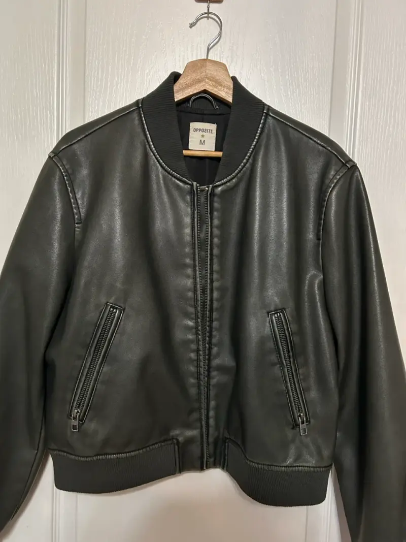 Chaqueta bomber de cuero sintético Opposite - 1