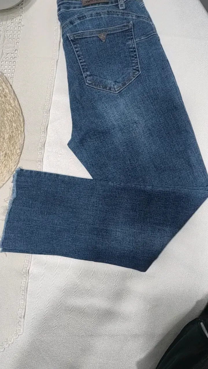 Jeans de mezclilla azul para mujer Wados - 3