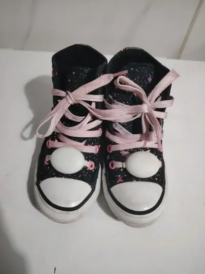 Zapatillas Converse All Star negras con estrellas - miniatura 3
