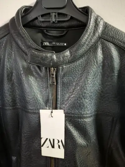 Chaqueta negra Zara para hombre - miniatura 2