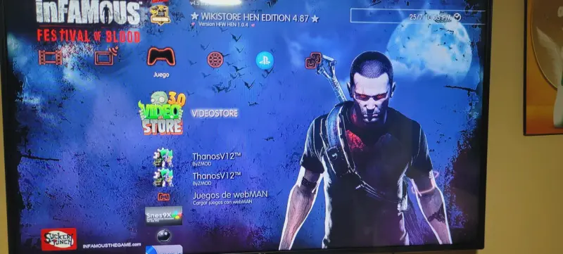 Ps3  Hen instalado y tiendas 500gigas - 4