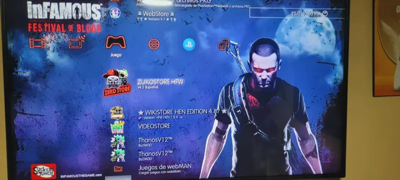 Ps3  Hen instalado y tiendas 500gigas - 5