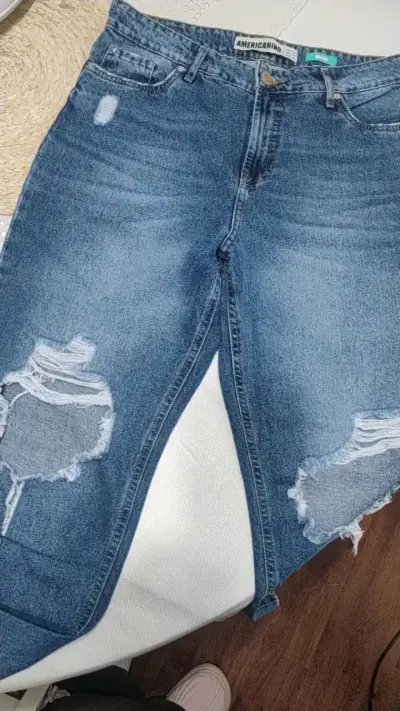 Jeans Americanino desgastados para mujer - miniatura 2