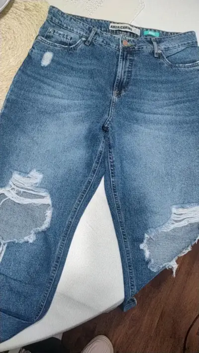 Jeans Americanino desgastados para mujer - miniatura 3