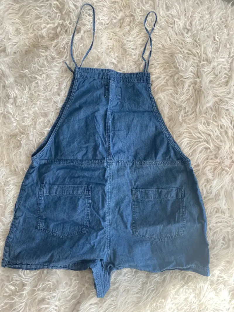 Overall de mezclilla azul para mujer - 1