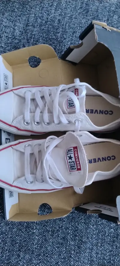 Zapatillas Converse All Star Ox Blancas Unisex - miniatura 2