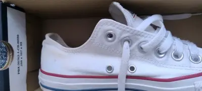 Zapatillas Converse All Star Ox Blancas Unisex - miniatura 3