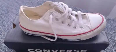 Zapatillas Converse All Star Ox Blancas Unisex - miniatura 4