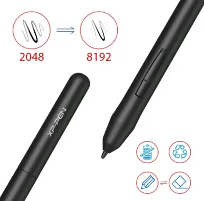 Tableta gráfica USB con lápiz + accesorios - miniatura 4