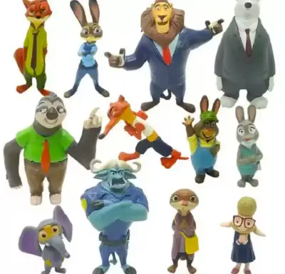 Set de Figuras de Acción de Zootopia - miniatura 3