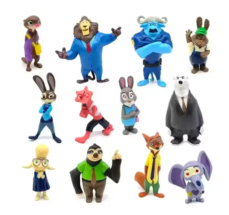 Set de Figuras de Acción de Zootopia - 4